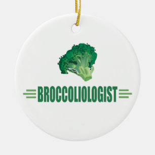 Funny Broccoli Keramisch Ornament