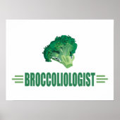 Funny Broccoli Poster (Voorkant)