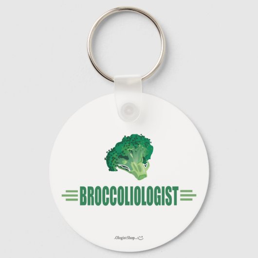 Funny Broccoli Sleutelhanger (Voorkant)