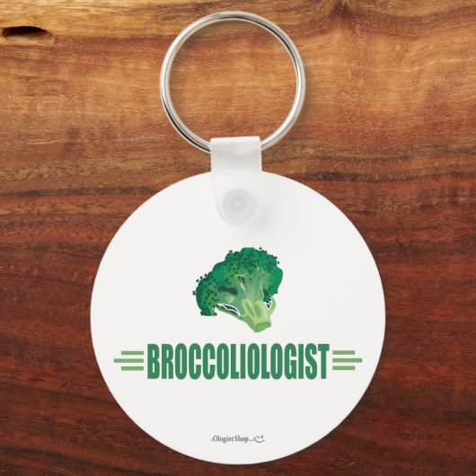 Funny Broccoli Sleutelhanger (Voorkant)