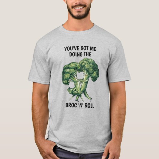 Funny Broccoli T-shirt (Voorkant)