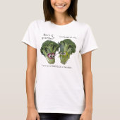 Funny Broccoli Talk T-shirt (Voorkant)