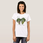Funny Broccoli Talk T-shirt (Voorkant volledig)