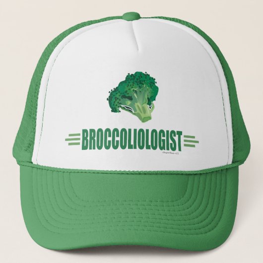 Funny Broccoli Trucker Pet (Voorkant)