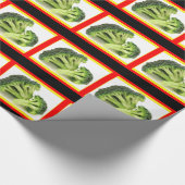 Funny Broccoli Wrapping Paper - Broccoli Gift Wrap Cadeaupapier (Hoek)