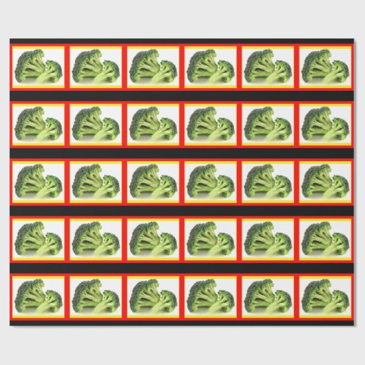 Funny Broccoli Wrapping Paper - Broccoli Gift Wrap Cadeaupapier (Vlak)