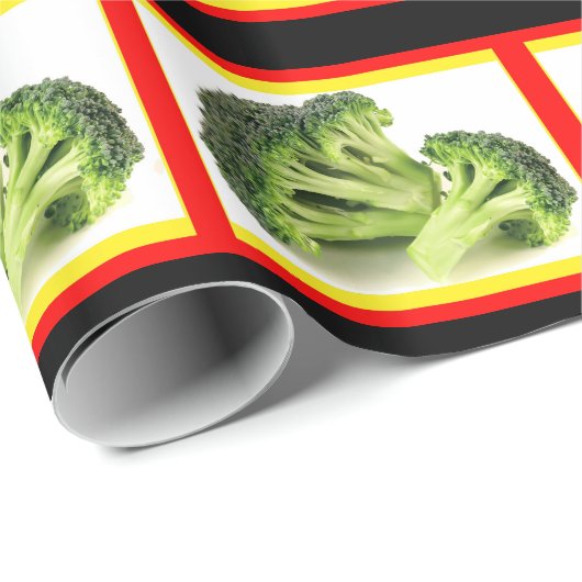 Funny Broccoli Wrapping Paper - Broccoli Gift Wrap Cadeaupapier (Rol Hoek)