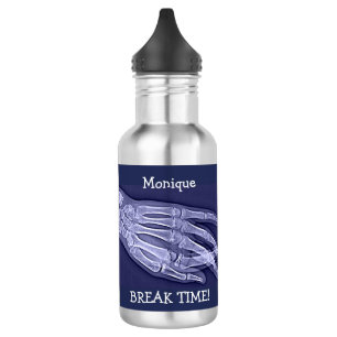 Funny Broken Finger Xray "Pauze tijd"  Waterfles