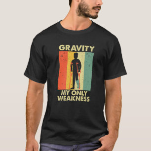 Funny Broken Leg Art voor mannen Mankle Knee Foot T-shirt