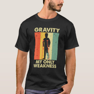 Funny Broken Leg Art voor mannen Mankle Knee Foot T-shirt