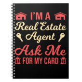 Funny Broker Investor Property Real Estate Agent Notitieboek (Voorkant)