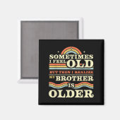 Funny Brother &amp; Sister Sibling T - shirts &amp Magneet (Voorkant / Achterkant)