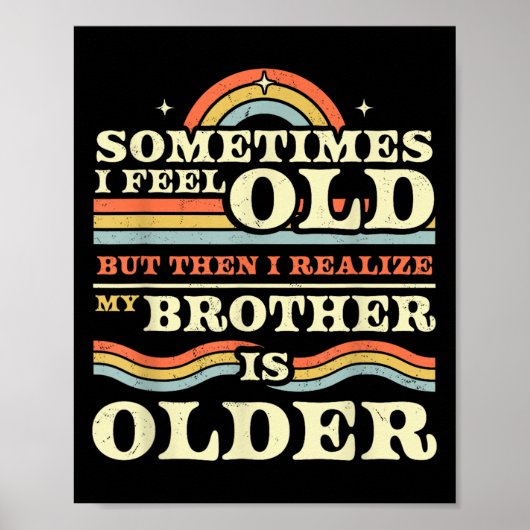 Funny Brother & Sister Sibling T - shirts & Poster (Voorkant)