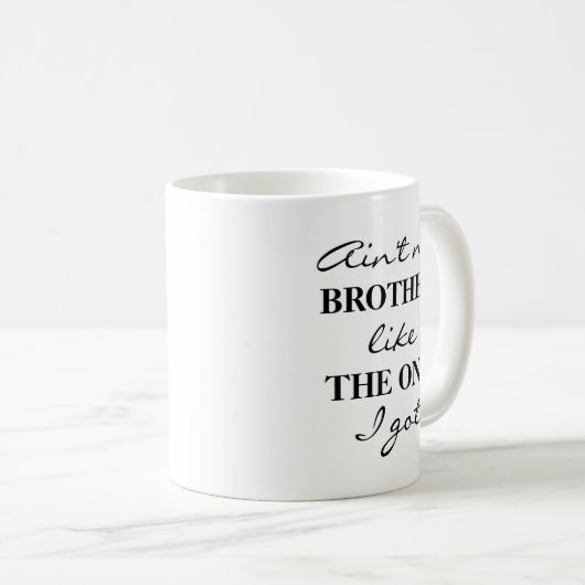 Funny Brother Coffee Tea Mok (Voorkant rechts)