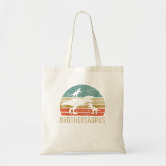 Funny Brother Dinosaur 3 Drie kinder Big Little Tote Bag
