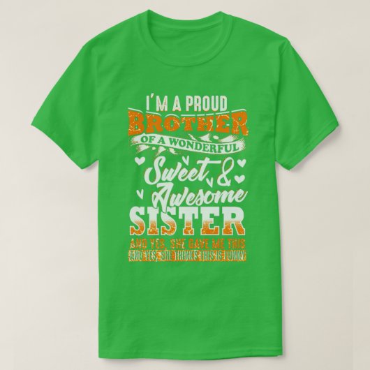Funny Brother Gift T-shirt (Design voorkant)
