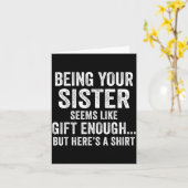 Funny Brother Sarcastic Sibling Humor Quote From S Kaart (Gele Bloem)