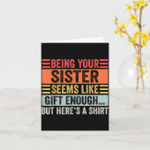 Funny Brother Sarcastic Sibling Humor Quote From S Kaart (Gele Bloem)