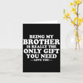 Funny Brother Sarcastic Sibling Humor Quote From S Kaart (Gele Bloem)