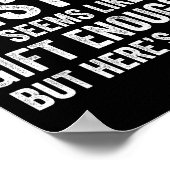 Funny Brother Sarcastic Sibling Humor Quote From S Poster (Hoek)