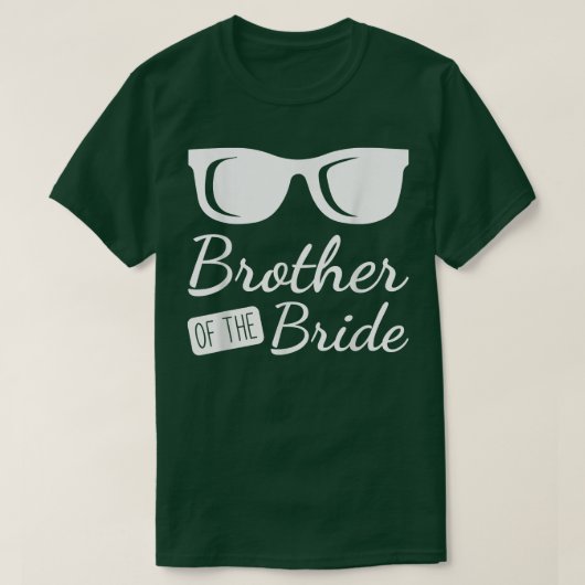 Funny Brother van de Bridal van de bruidsfamilie T-shirt (Design voorkant)