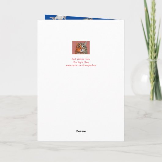 Funny Brother Vissen Birthday Kaart (Achterkant)