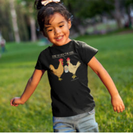 Funny Brown Chicken Easter Hunt Cartoon T-shirt