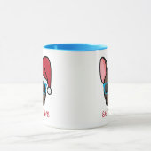 Funny Brown Frenchie Santa Paws Kerstmis Mok (Midden)