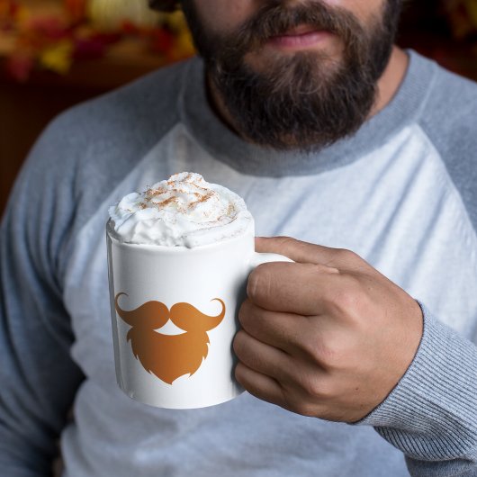 Funny Brown Mustache Koffiemok