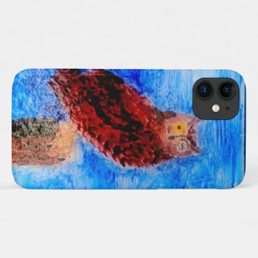 Funny Brown Owl Case-Mate iPhone Case (Achterkant (horizontaal))