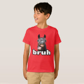 Funny Bruh Horse T-shirt (Voorkant volledig)