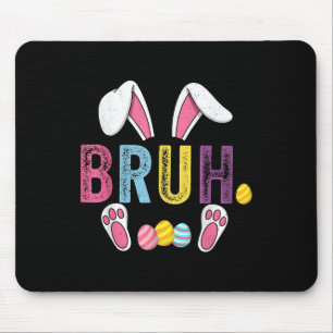 Funny Bruh Meme Paasdag Bunny Eggs Tiener Boys K Muismat