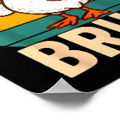 Funny Bruh Retro Duck 6 7 Meme Kids Teen Boys  Poster (Hoek)