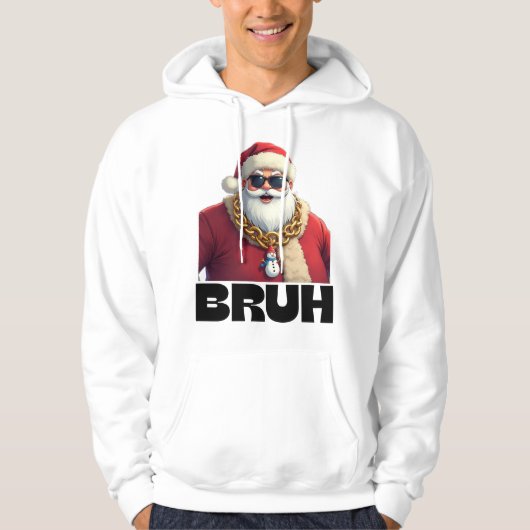 Funny Bruh Santa Christmas Sweatshirt (Voorkant)