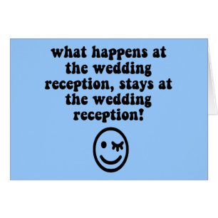 Funny bruiloft