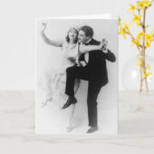 Funny bruiloft gefeliciteerd foto kaart (Gele Bloem)