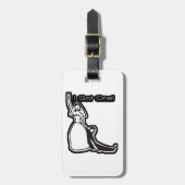 Funny bruiloft ik heb er één. bagagelabel (Voorkant verticaal)