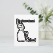 Funny bruiloft ik heb er één. briefkaart (Staand voorkant)