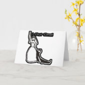 Funny bruiloft ik heb er één. kaart (Gele Bloem)