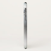 Funny Brushed Metal and Bullet Holes Case-Mate iPhone Case (Achterkant/links)