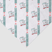 Funny Brushing Teeth Tissuepapier (Detail)