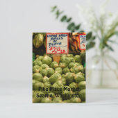 Funny Brussel Sprouts Briefkaart (Staand voorkant)