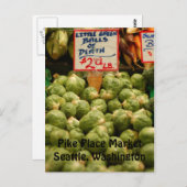 Funny Brussel Sprouts Briefkaart (Voorkant / Achterkant)