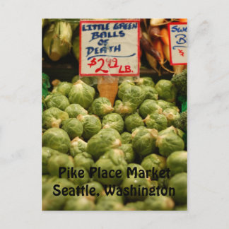 Funny Brussel Sprouts Briefkaart