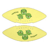 Funny Brussels spruitgroenten cartoon American Football (Panelen)