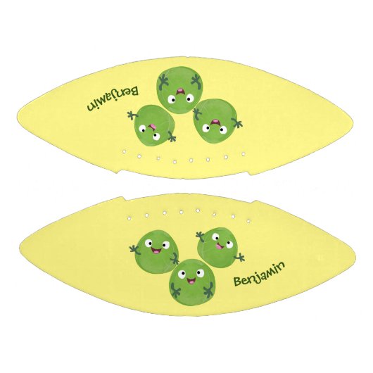 Funny Brussels spruitgroenten cartoon American Football (Panelen)