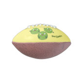 Funny Brussels spruitgroenten cartoon American Football (Gedraaid 90)