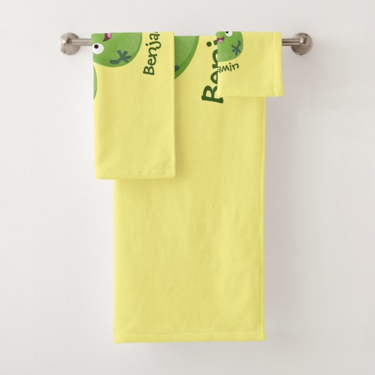 Funny Brussels spruitgroenten cartoon Bad Handdoek (Insitu)