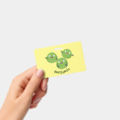 Funny Brussels spruitgroenten cartoon Badge (Handheld)