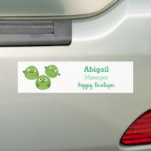 Funny Brussels spruitgroenten cartoon Bumpersticker (Op auto)